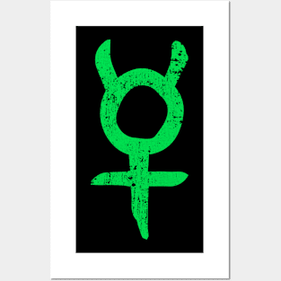 Mercury Symbol Posters and Art